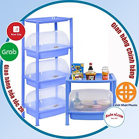 Kệ úp chén, bát có nắp đậy Việt Nhật 1 tầng, 2 tầng, 3 tầng – Chạn bát có nắp nhiều tầng tiện dụng