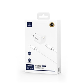 Mua Bộ Sạc Nhanh IPHONE WIWU Nano 30W GaN Mini WI-U006  Sạc Type-C Thích Hợp Cho IPHONE 15/ 15 Pro/ Pro Max Tablet - Hàng chính hãng