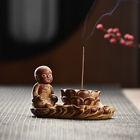 Mua Chân đế cắm nhang đốt trầm hương hình Phật Thủ Liên Hoa  Chú Tiểu