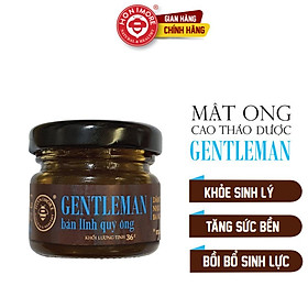 [MUA 0Đ] Mật ong cao thảo dược Gentleman 36g - mật ong cho nam giới giúp tăng bản lĩnh quý ông