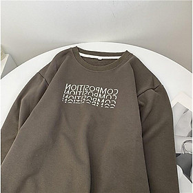 Áo sweater unisex nhiều chữ , áo hoodie nam nữ form rộng Mai Anh Xinh Đẹp