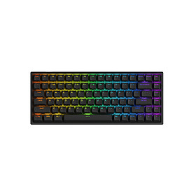 Bàn phím cơ AKKO 3084 v2 RGB – Black/White (Foam tiêu âm / Hotswap / AKKO CS Jelly switch) - Hàng chính hãng