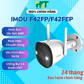 Camera Wifi Ngoài Trời F42FP, F42FEP 4MP Sắc Nét Có Màu Đêm - Hàng chính hãng