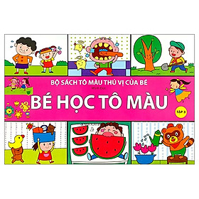 Mua Bộ Sách Tô Màu Thú Vị Của Bé  Bé Học Tô Màu  Tập 2 tại Nhà sách  Fahasa  Tiki