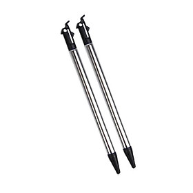 2 Pieces Metal Stylus Touch Screen Pen for New Nintendo 3DS LL/XL Console