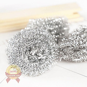 Mua Bùi nhùi thép cọ nồi xoong chảo dụng cụ nhà bếp đa năng không gây xước set 4 cái