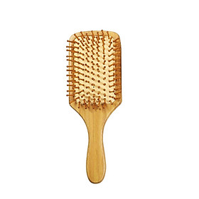Hair Brush Comb Bamboo Paddle Hairbrush Massage Brush Comb Anti-static for Hair Styling Combing & Scalp Massage