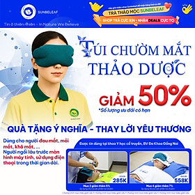 Túi Chườm Mắt Thảo Dược Sunbeleaf - Giảm Đau Mắt, Mỏi Mắt, Khô Mắt Khi Nhìn Màn Hình Máy Tính, Sử Dụng Điện Thoại