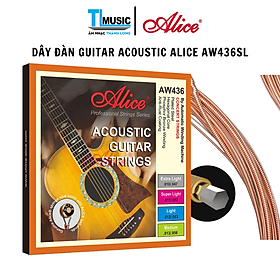 Mua Alice AW436 Phosphor Bronze Acoustic Folk Guitar Strings - Bộ 6 Dây Đàn Ghi-ta Acoustic Size 11