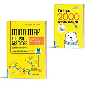 Sách - Combo Mindmap English Và Tự Học 2000 Từ Vựng Tiếng Anh Cơ Bản Tặng Kèm App Online