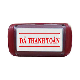 Con dấu liền mực Đã Thanh Toán (Mực đỏ)