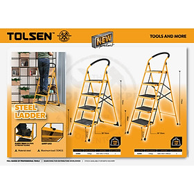 Mua THANG THÉP 4 TẦN   5 TẦN 150KG   TOLSEN 62684  62685 - HÀNG CHÍNH HÃNG