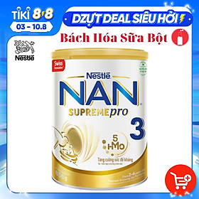 Sản phẩm dinh dưỡng công thức Nestlé NAN SUPREME 3 lon 800g (CÔNG THỨC BỔ SUNG 2HM-O)