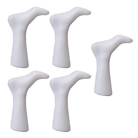 5Pcs Store Shop Plastic Male Foot Man's Socks Sox Showing Display Stand