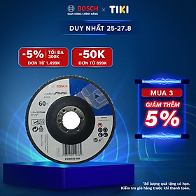 Đĩa nhám xếp Bosch Alox