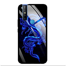 Ốp Lưng Kính Cường Lực cho điện thoại Vivo V15 - 0270 DRADON02 - Hàng Chính Hãng