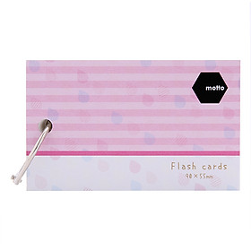 Giấy Note Motto Flash Cards CYFC90-PK (200g) - Màu