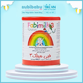 Sữa Fabimilk Số 3 400g dành cho trẻ từ 12-36 tháng 