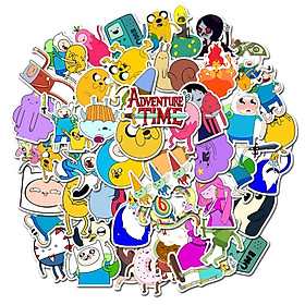 Sticker 50 miếng hình dán Adventure Time SetB