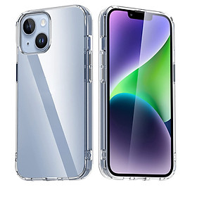 Ốp lưng chống sốc trong suốt cho iPhone 14 (6.1 inch) hiệu Rock Space Protective Case siêu mỏng 1.5mm độ trong tuyệt đối, chống trầy xước, chống ố vàng, tản nhiệt tốt - hàng nhập khẩu