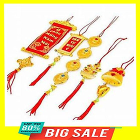 Mua Combo 10 Dây Treo Trang Trí Cây Đào  Cây Mai  Cây Quất Ngày Tết 2021( Trộn Hình Ngẫu Nhiên)