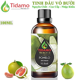 Tinh Dầu Xông Phòng VỎ BƯỞI 100ML Nguyên Chất Nhập Khẩu - Tinh dầu Bưởi TIDAMO Giúp Bảo Vệ Sức Khỏe, Kháng Khuẩn,Thư Giãn Tinh Thần và Khử Mùi Hiệu Quả