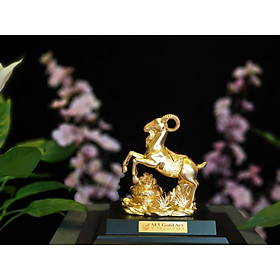 Mua Tượng dê phong thủy (17x20x24cm) MT Gold Art- Hàng chính hãng  trang trí nhà cửa  phòng làm việc  quà tặng sếp  đối tác  khách hàng  tân gia  khai trương  mừng thọ