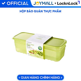 Mua Bộ 2 hộp nhựa bảo quản thực phẩm LocknLock Smart Keep Fresh Food Container 2.2L HLE5700NS2  Hàng chính hãng  giữ tươi mát đến 31 ngày - JoyMall