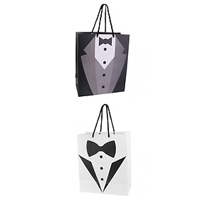Wedding Tuxedo  Paper Gift Present Bag Best Man Pageboy Usher