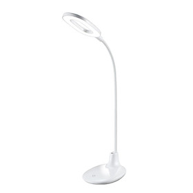 USB Charged Table Lamp Touch Sensor LED Desk Lamp Reading Light White