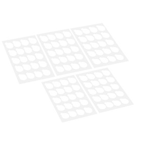 100pcs Disposable Eyelash Glue Holder Pallet Eyelash Extension Glue Pads Stand On Eyelash Glue Patches Sticker Small