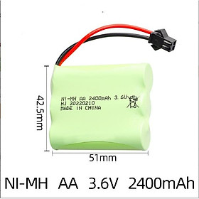 Mua Pin xe điều khiển từ xa 3.6v 2400mah Ni Mh pin tốt giá sỉ