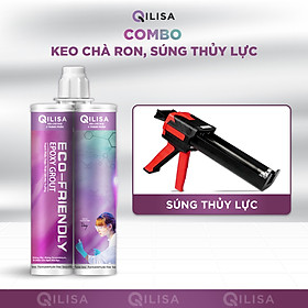 Mua Combo Keo Chà Ron Qilisa và Súng Bơm Keo Chà Ron Thủy Lực Cao Cấp