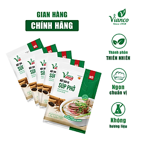 Combo 5 gói Bột Gia Vị Súp Phở Việt Ấn 18gr (18gr/gói)