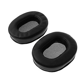 Leather Earpad Foam Sponge Cushion Headphone Cover For  Black