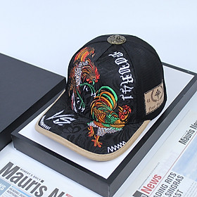 Nón nam, mũ lưỡi trai Song kê phối vải jeans form đẹp thời trang đường phố