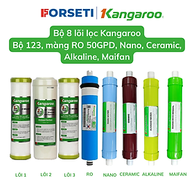 Trọn bộ 8 lõi lọc nước Kangaroo hàng chính hãng dùng cho máy lọc nước Kangaroo KG108H