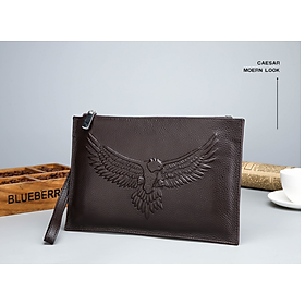 Ví nam cầm tay cao cấp - Clutch Cầm Tay chất lượng cao phong cách mới - Màu Nâu