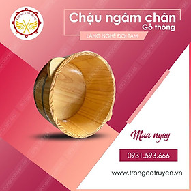 Mua Chậu ngâm chân gỗ thông  CNC05