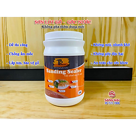 Mua Sơn lót gỗ( Hộp 1kg ) - Sơn lau gỗ gốc nước: dễ sử dụng  không độc hại  an toàn cho sức khoẻ