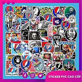 Set 50 Hình Sticker Chủ Đề Grateful Dead