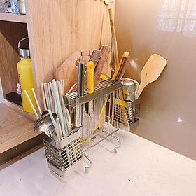 Mua Kệ dao thớt đũa inox 304 - Giá để dao thớt đa năng