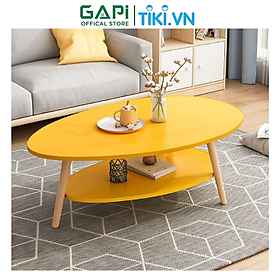 Bàn trà sofa phong cách Bắc Âu, bàn cafe hình trứng hiện đại, thiết kế sáng tạo phù hợp mọi không gian GP56