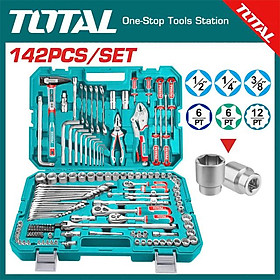 BỘ 142 CÁI CÔNG CỤ KẾT HỢP TOTAL THKTHP21426 - HÀNG CHÍNH HÃNG