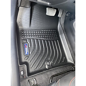 Thảm lót sàn xe ô tô Huyndai I10 2022+  Nhãn hiệu Macsim chất liệu nhựa TPE cao cấp màu đen