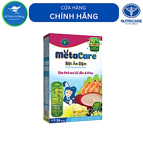 Bột ăn dặm Nutricare Metacare Tôm phô mai củ dền olive (200g)
