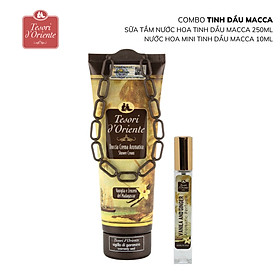 Combo tiện ích Sữa tắm 250ml và nước hoa 10ml Tesori d' Oriente phù hợp mang đi du lịch