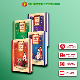 Combo Hồng Lâu Mộng (Trọn Bộ 4 Tập Bìa Cứng)