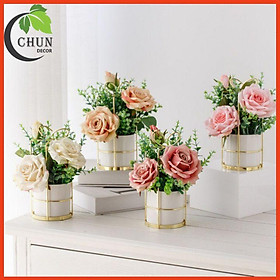 Mua Hoa Giả  Bình Hoa Mini Để Bàn  Kệ Tủ  Giá Sách Phong Cách Bắc Âu