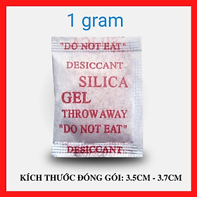 <Gía Tốt> 1Kg gói Hút Ẩm loại 1 Silica Gel - Hạt Chống Ẩm Mốc